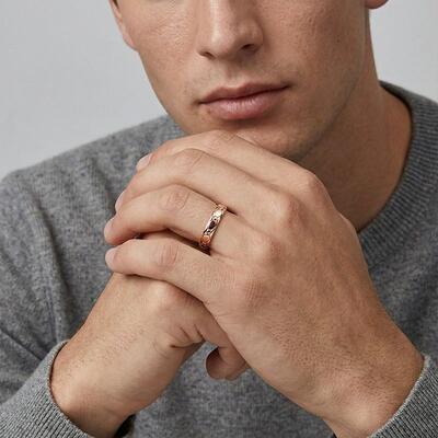 "Unspeakable Love" Men's Wedding Ring