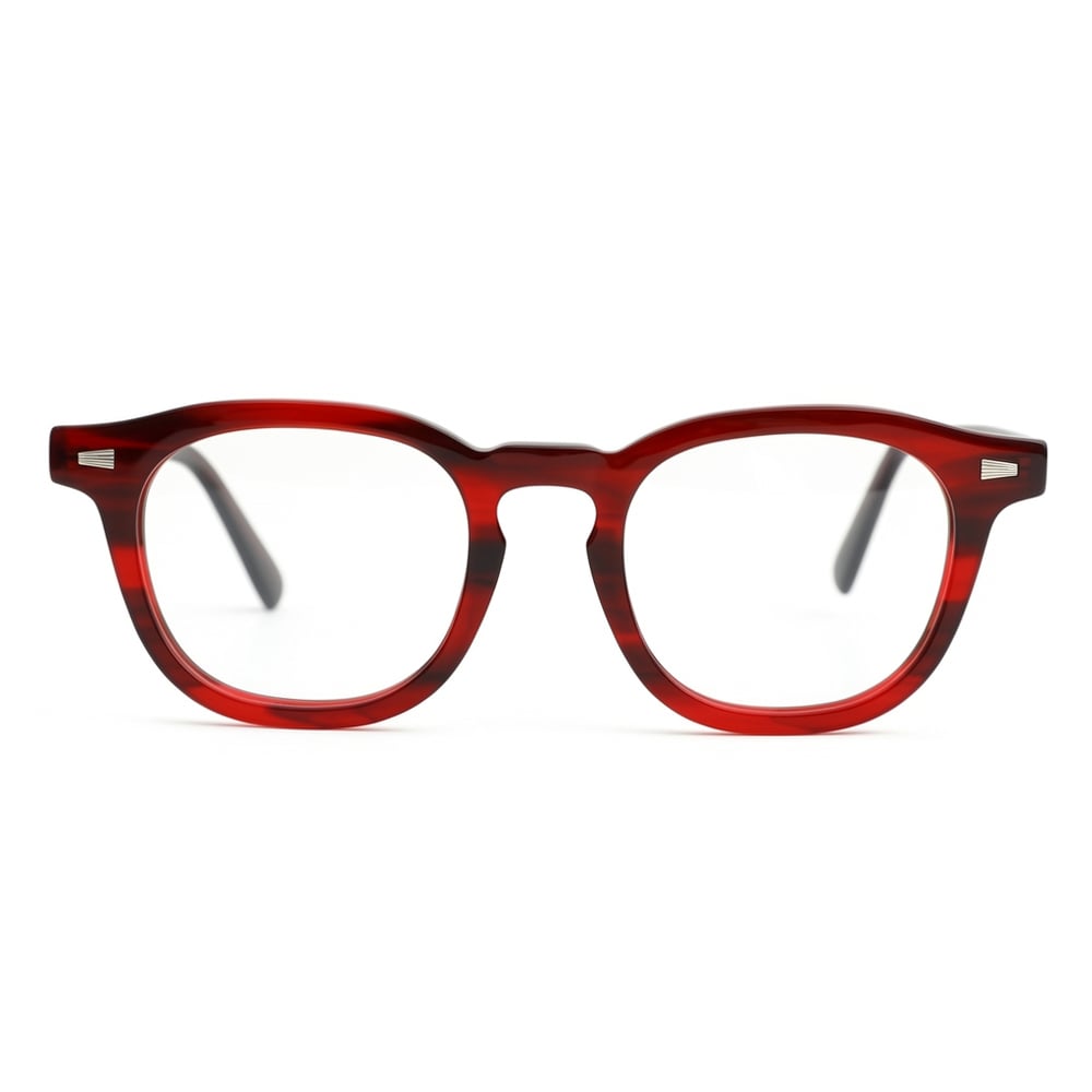 Ellie Red Square Glasses
