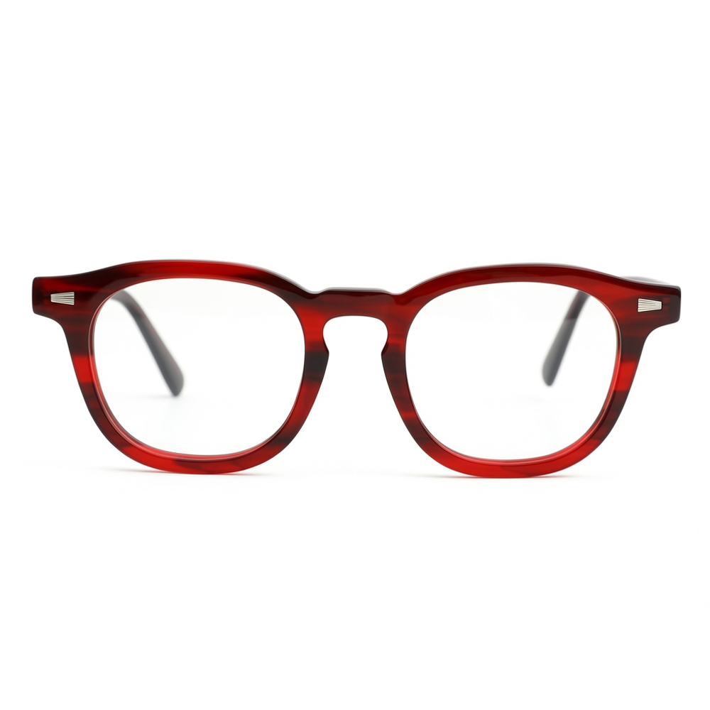 Ellie Red Square Glasses