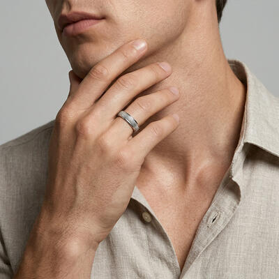 "Starry Myth" Men's Wedding Ring