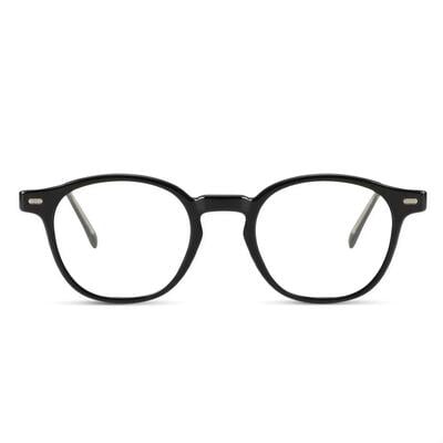 Zebulon Schwarze Quadratische Brille