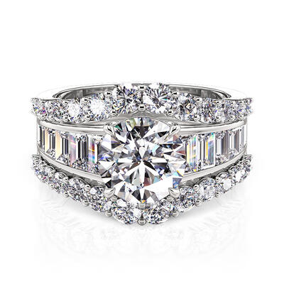 Jeulia Classic Interchangeable Engagement Ring Set