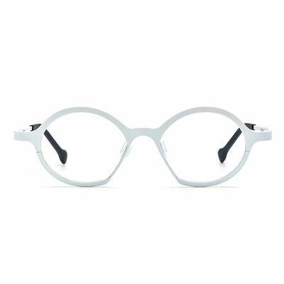 Noel Lunettes Rondes Blanches