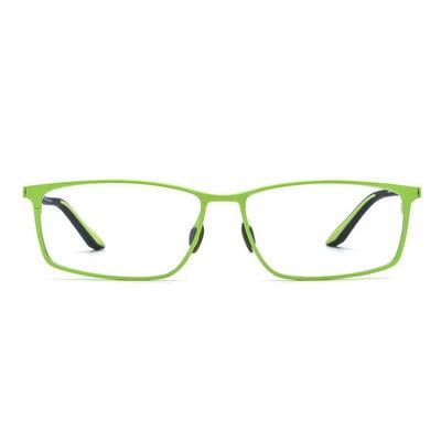Katharine Lunettes Rectangulaires Vertes