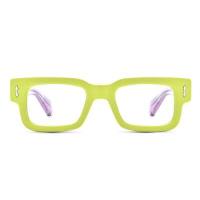 Armstrong Grüne Rechteckige Brille