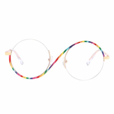 Hilary Multicolor Round Glasses