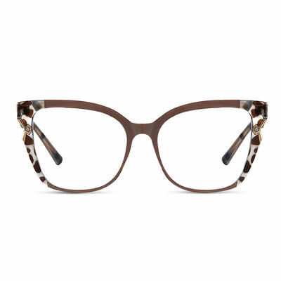 Steeln Brown Cat Eye Glasses