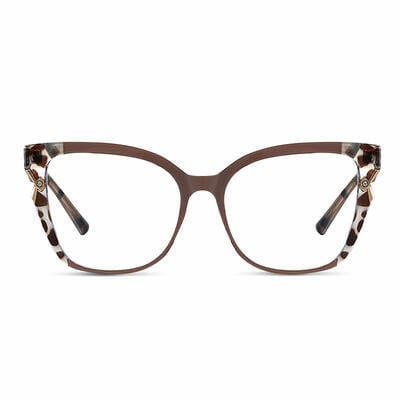 Steeln Brown Cat Eye Glasses