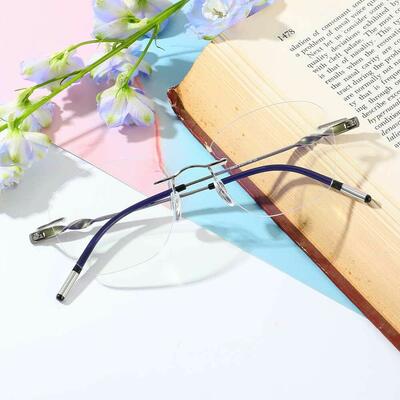 Elva Lunettes Carrées Grises