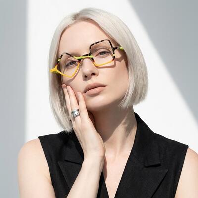 Emily Lunettes Carrées Écaille