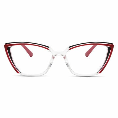 Keynes Red Cat Eye Glasses