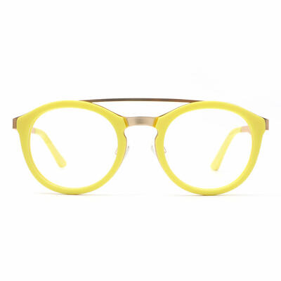Leon Yellow Aviator Glasses