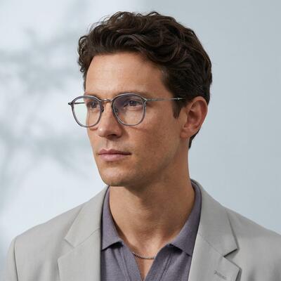 Dempsey Lunettes Carrées Grises