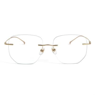 Riley Goldene Geometrische Brille