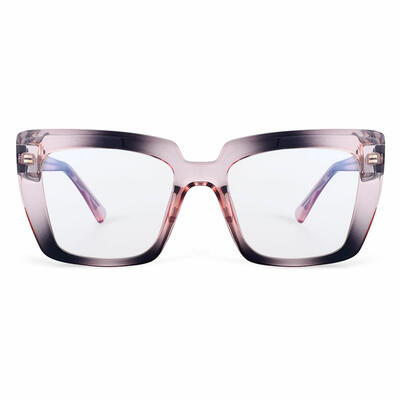 Bright Lunettes Carrées Roses