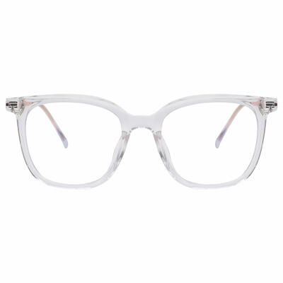 Edmun Transparente Quadratische Brille