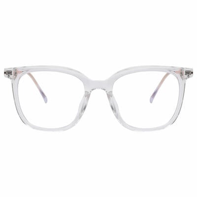 Edmun Transparente Quadratische Brille