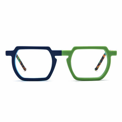 Margare Blue Square Glasses