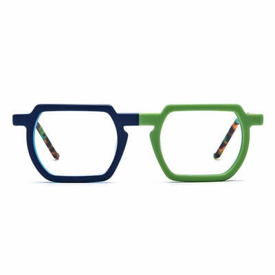 Margare Blue Square Glasses