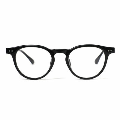 Monroe Black Round Glasses