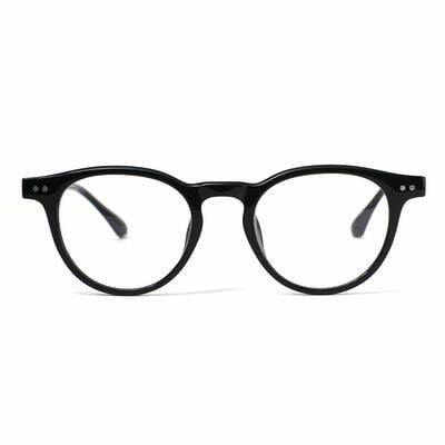 Monroe Black Round Glasses