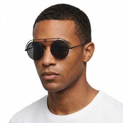 Lunettes de Soleil Parachute Aviateur Noir