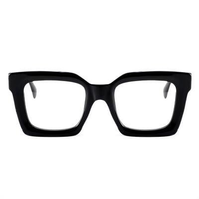 Steward Schwarze Quadratische Brille