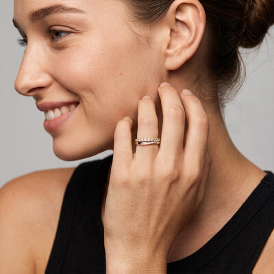 "Side by Side" Stackable Ring Set