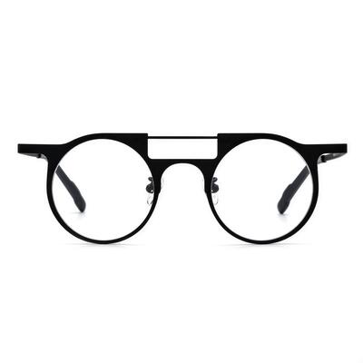 Woolley Schwarze Pilot Brille
