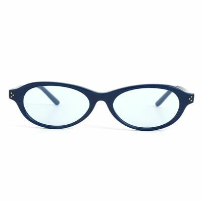 Aurora Lunettes de soleil Ovales Bleues