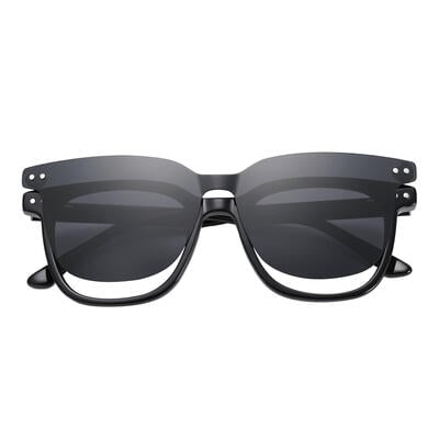 Sophia Black Square Glasses