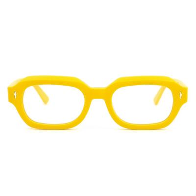 Hall Lunettes Rectangulaires Jaunes