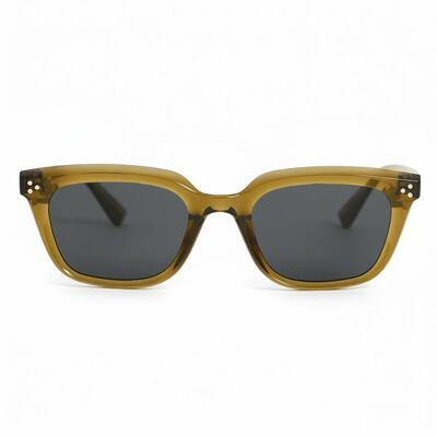 Luke Grüne Quadratische Sonnenbrille