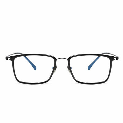 Alfred Black Rectangle Glasses