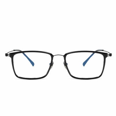 Alfred Black Rectangle Glasses