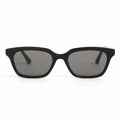 Nora Lunettes de soleil Rectangulaires Noires