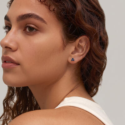 "My Promise to You" Round Cut Cluster Stud Earrings