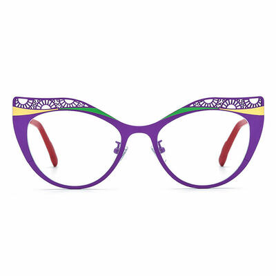 Maltz Purple Cat Eye Glasses