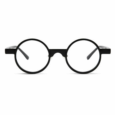 Orville Black Round Glasses