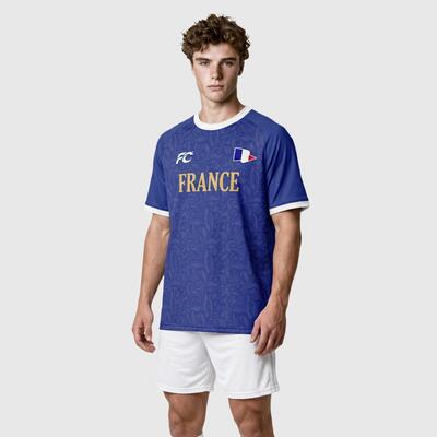 Custom France Flag Soccer Jersey, Personalized Name & Number