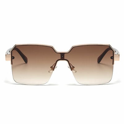 Cuba Brown Square Sunglasses