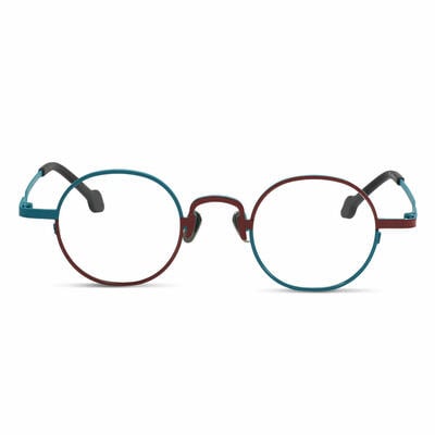 Margot Blue Round Glasses