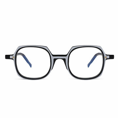 Violae Black Square Glasses