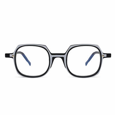 Violae Black Square Glasses