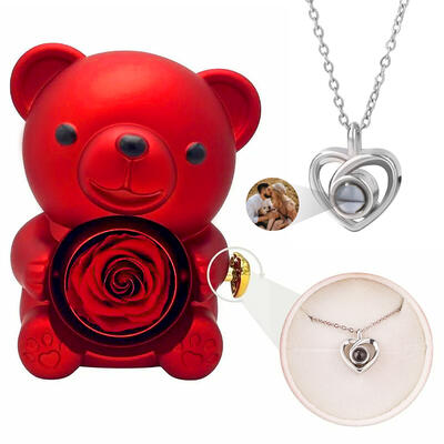 リンゴ型 ジュエリーボックス ネックレスセット 恋人 贈り物 - Aomoi.jp