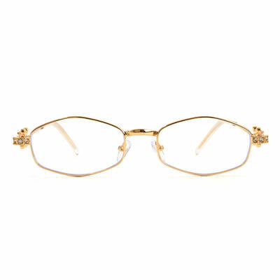 Penny Gold Oval Glasses