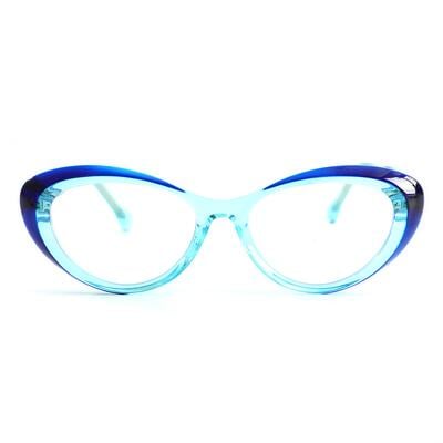 Vogt Lunettes Cat Eye Bleues