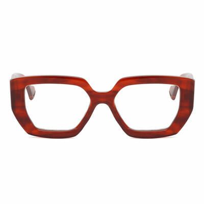 Ceolin Red Rectangle Glasses