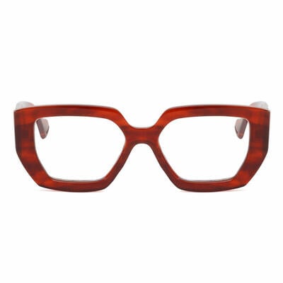 Ceolin Red Rectangle Glasses