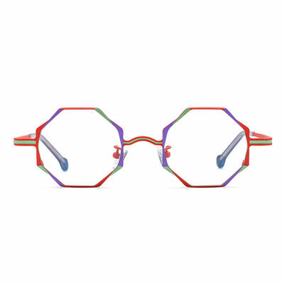 Sawye Lunettes Géométriques Rouges